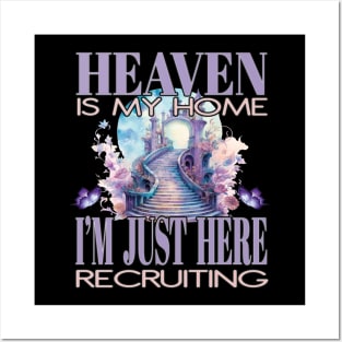 Religious Heaven Is My Home Christian God Jesus Angels Lord Posters and Art